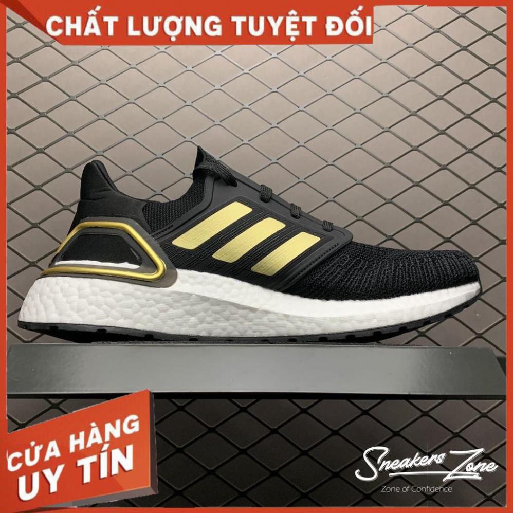 (FREE SHIP + HỘP + QUÀ) Giày thể thao nam nữ ULTRA BOOST 6.0 đen vạch vàng Ultra boost 2020 siêu đẹp cho nam và nữ | WebRaoVat - webraovat.net.vn