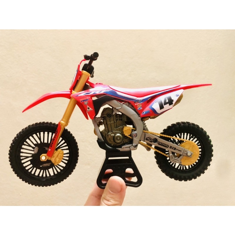 Đồ chơi xe mô hình mô tô Super Cross tỉ lệ 1:10 kích thước lớn 23x15cm hàng xuất khẩu