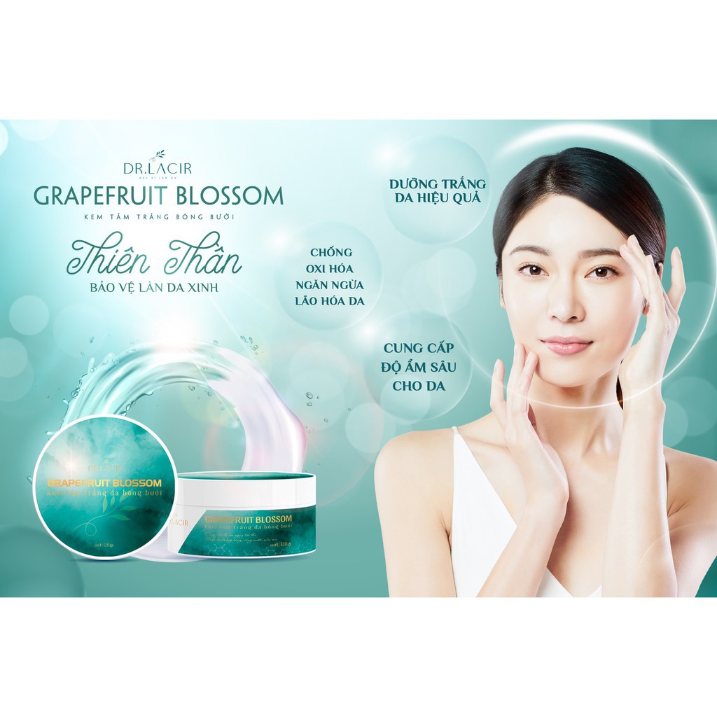 Kem Body Đêm v7 Drlacir ,Kem Tắm Trắng Da Bông Bưởi,Cấp ẩm cho da,ngăn ngữa lão hóa,dưỡng trắng da,chống oxy hóa | BigBuy360 - bigbuy360.vn