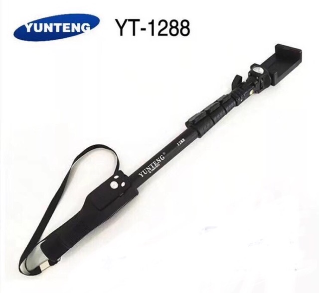 Gậy tự sướng Yunteng YT-1288 kèm điều khiển bluetooth+cáp sạc