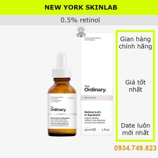 Serum retinol - The Ordinary retinol 0.5% - 1% in Squalane, chống lão hóa (30ml) - bill hãng