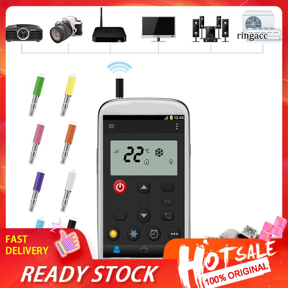 RC DVD Đầu Cắm Điều Khiển Từ Xa Hồng Ngoại 3.5mm Cho Điện Thoại Android