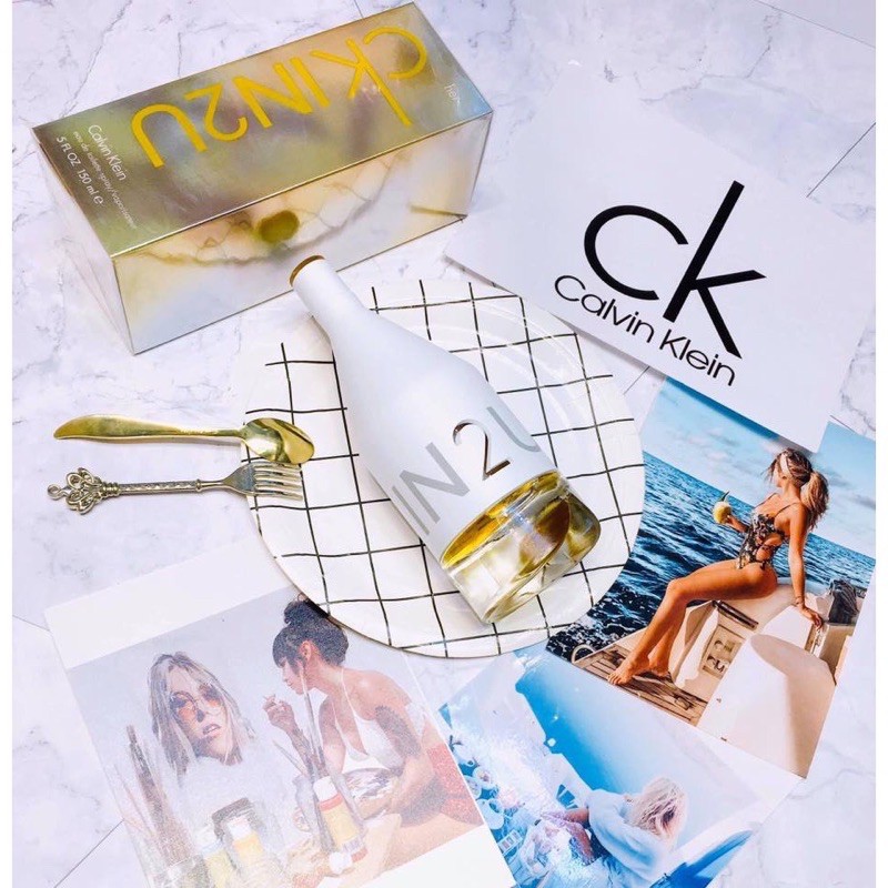 [COMBO GIẢM SỐC] Nước Hoa Calvin Klein CK IN2U FOR HIM / FOR HER