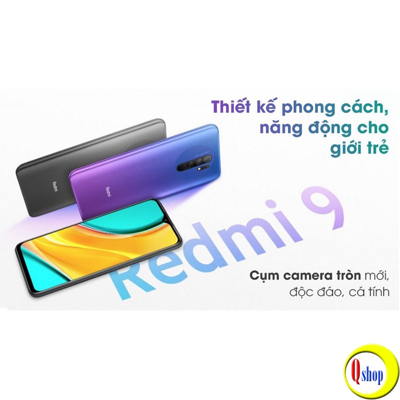 Điện thoại Xiaomi Redmi 9 3GB/32GB Hàng chính hãng BH 18 tháng | BigBuy360 - bigbuy360.vn