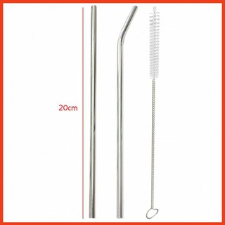 Ống Hút Kim Loại + cọ làm sạch