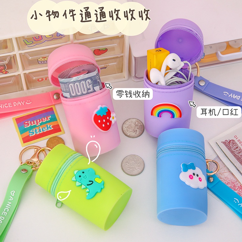 Túi Đựng Tiền Xu mini Bằng Silicon Dễ Thương