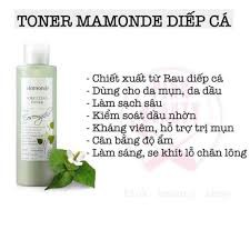 Toner Rau diếp cá MAMONDE se khít lỗ chân lông - 250ml