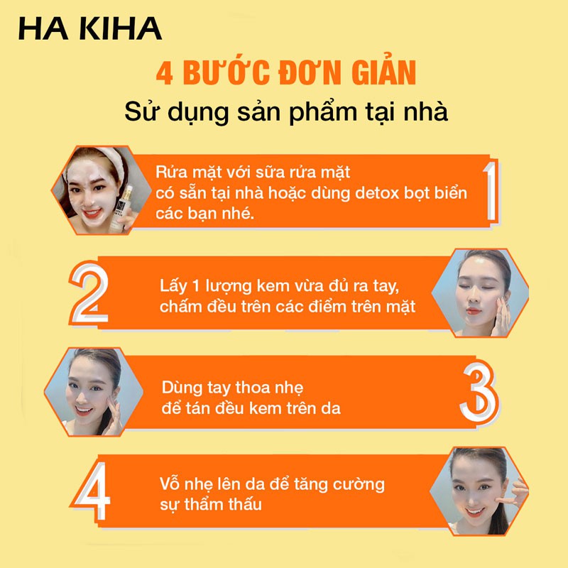 Kem Face Pháp A Cosmetics dưỡng trắng da mặt cấp ẩm tăng sinh collagen x3 hỗ trợ trị mụn phục hồi tái tạo da HAKIHA | BigBuy360 - bigbuy360.vn