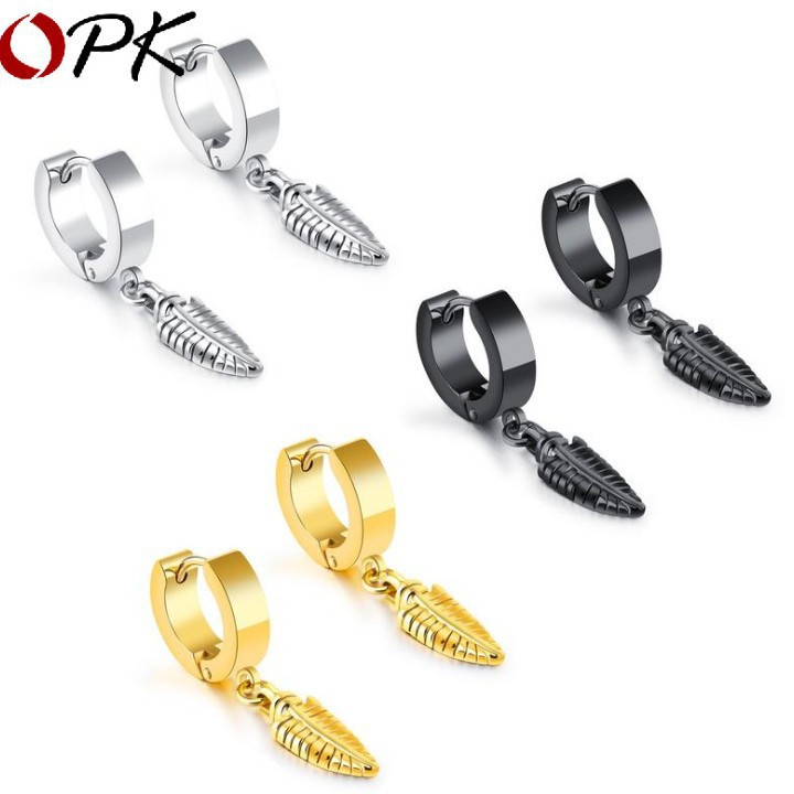 Bông Tai Nam Titan Không Đen TT 1416 - 1 cặp