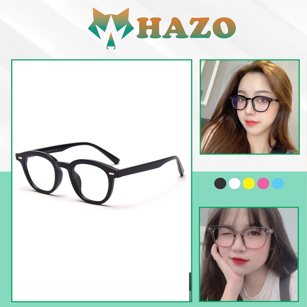 Mắt Kính Gọng Cân Thời Trang Nam Nữ Unisex Cực Đẹp Siêu Hot - Hazo