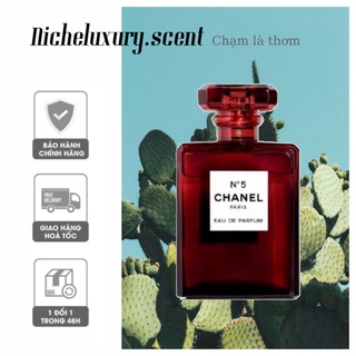 🅽🅸🅲🅷🅴 - nước hoa nữ mùi no.5 red 2019 - 10ml