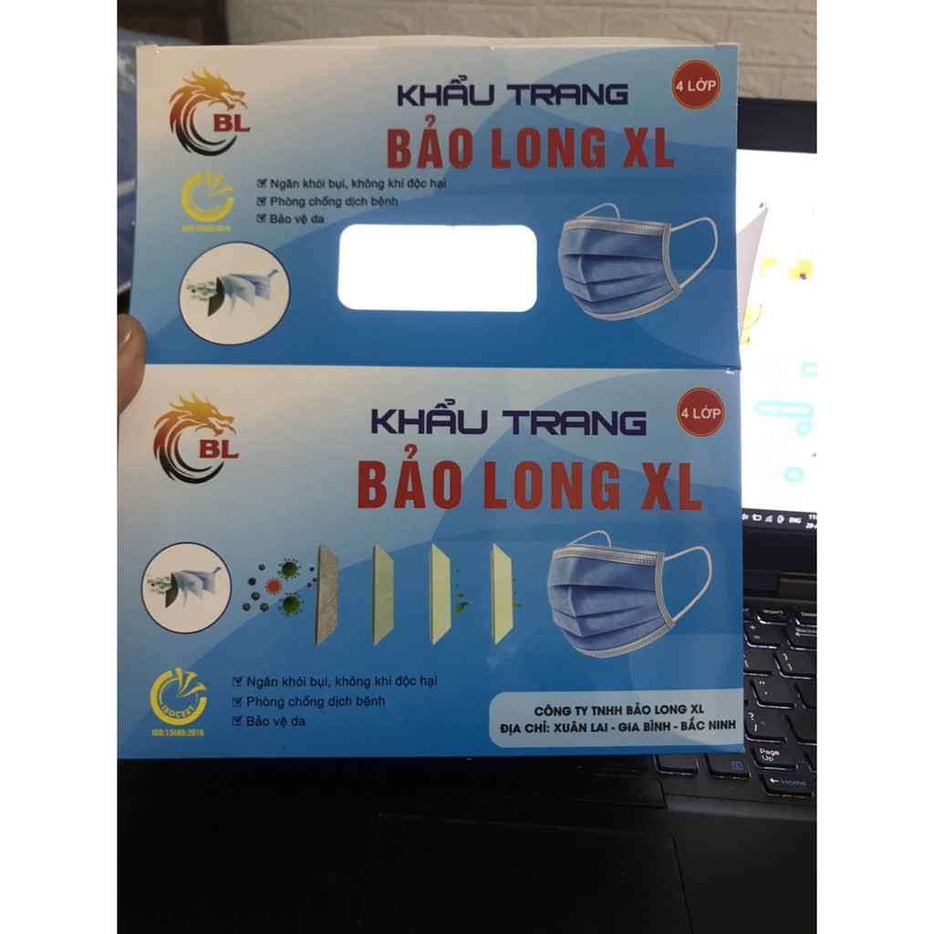 (Xả kho) Hộp 50 chiếc khẩu trang y tế 4 lớp | BigBuy360 - bigbuy360.vn