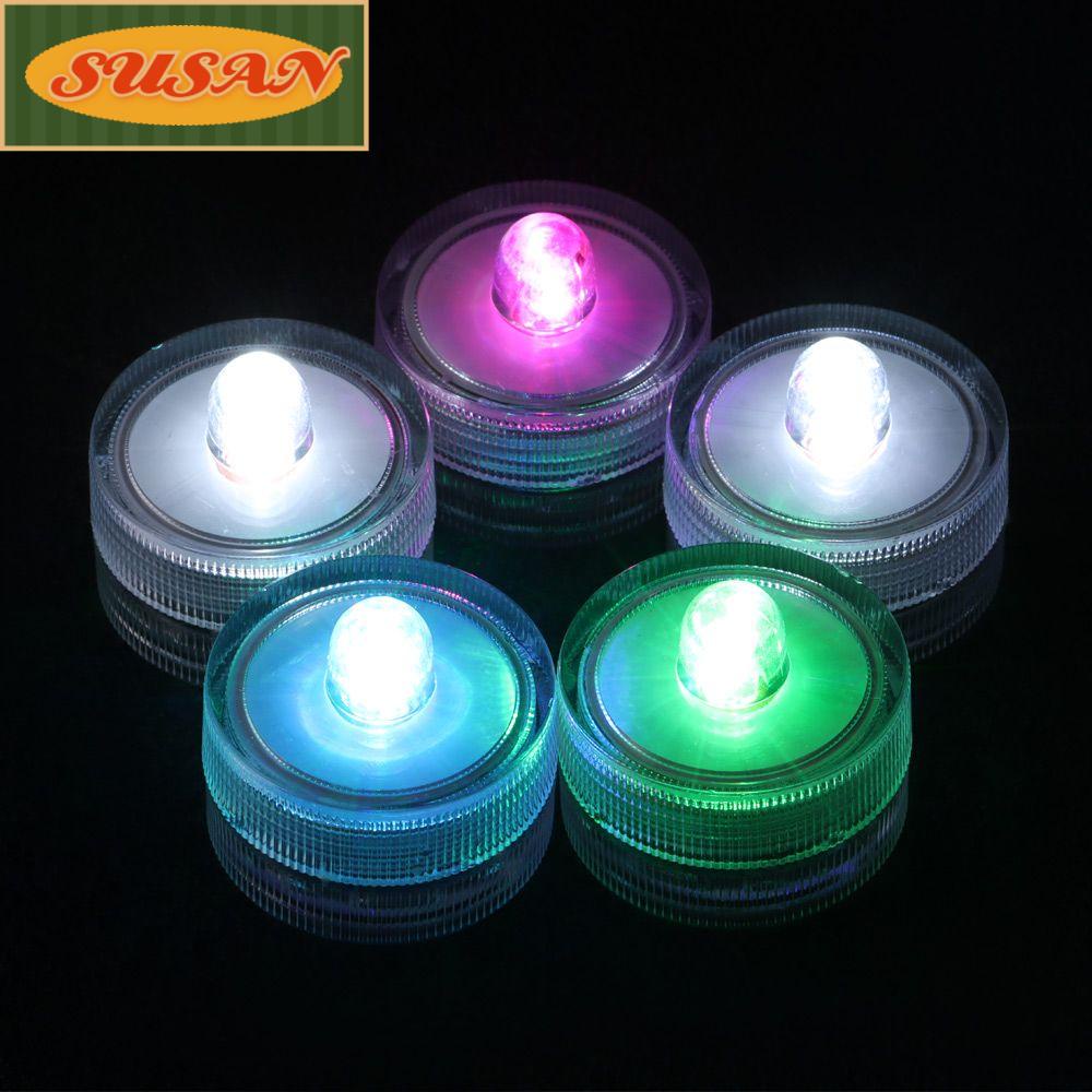 Đèn LED nến trang trí hồ cá mini chống nước nhiều màu sắc đẹp mắt