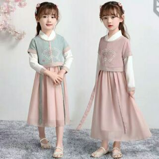 [ĐANG SALE] Hán phục cổ trang Trung Quốc cho bé gái giá rẻ.
