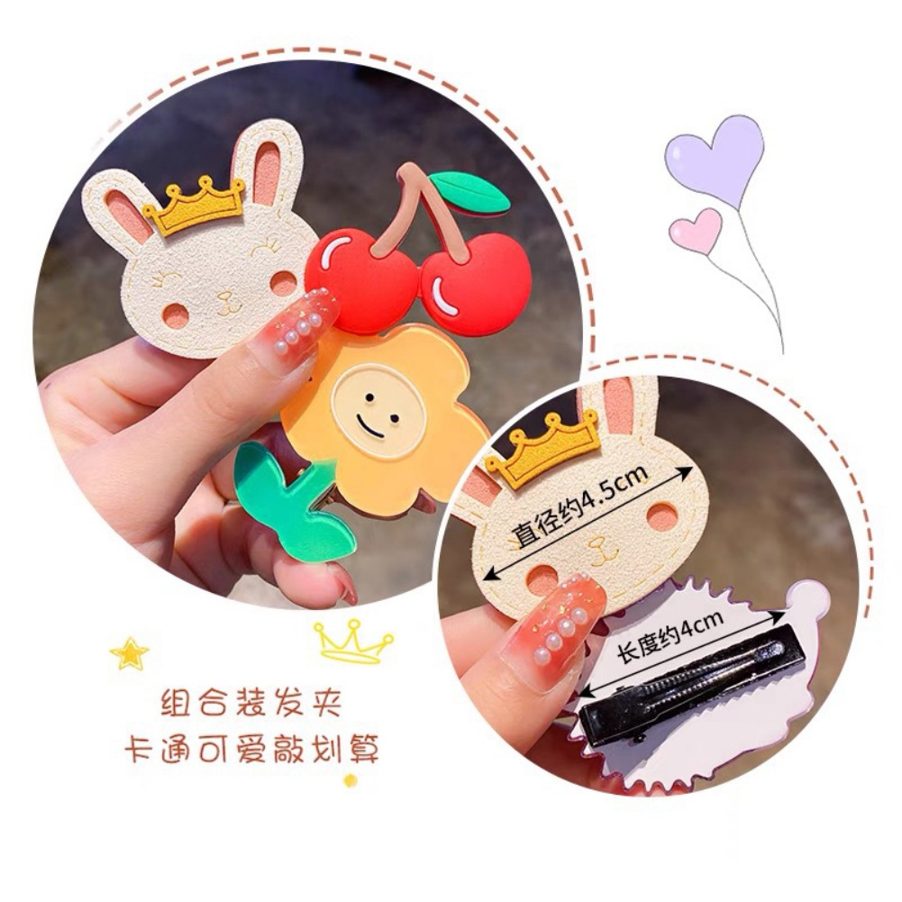 Kẹp tóc nhiều mẫu tùy chọn xinh xắn cho bé gái