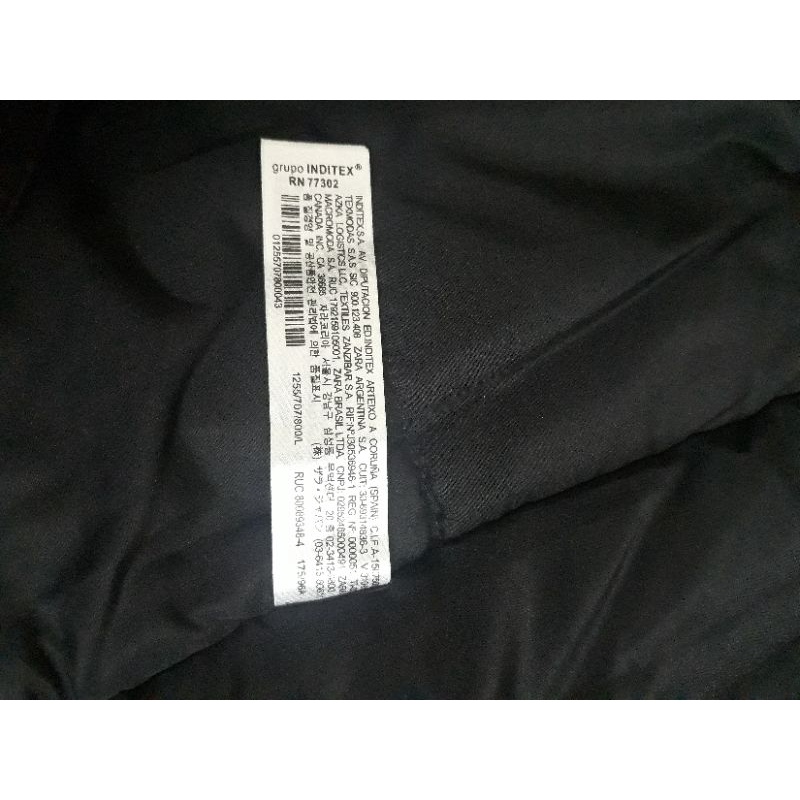 Áo parka zara auth size L