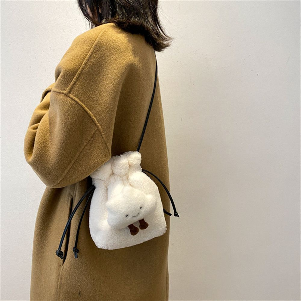 Túi đeo chéo dây rút mini hình đám mây dễ thương MIHAN1