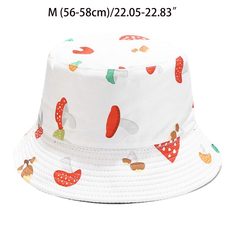 Nón Tai Bèo Hai Mặt Họa Tiết Nấm Thời Trang Xu Hướng Cho Cặp Đôi