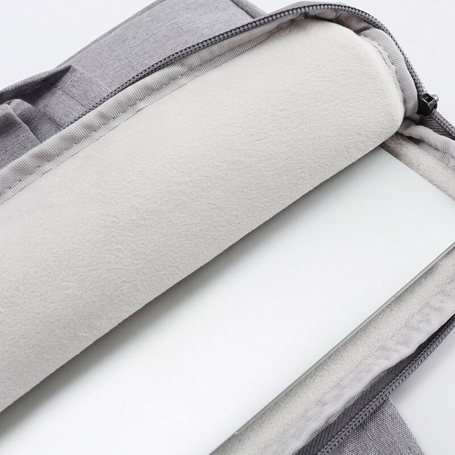 Túi chống sốc laptop BUBM 7 ngăn, có quai xách, vải chống thấm dành cho macbook pro, laptop 13 inch, 14 inch, 15 inch...