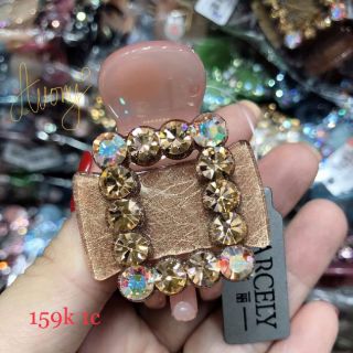 [Xịn] Kẹp tóc 3 răng đá cao cấp Marcely