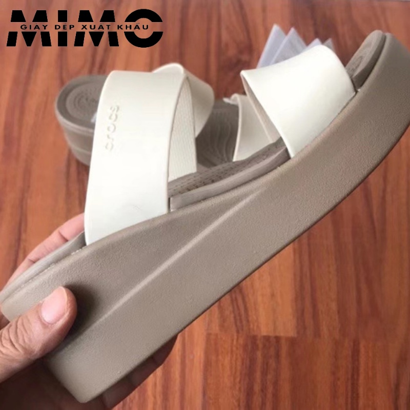 Dép cao gót, lê Cross Brooklyn 7p đế xuồng, nhựa mềm nhẹ, bền đẹp, chống trơn trượt cho nữ