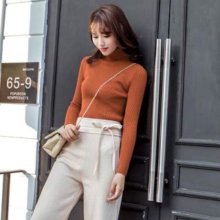 Áo len cao cổ nữ Quảng Châu