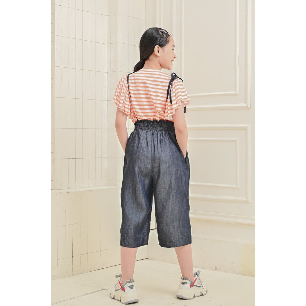 Quần lửng yếm JOOKYLI bé gái Noble 21G0957