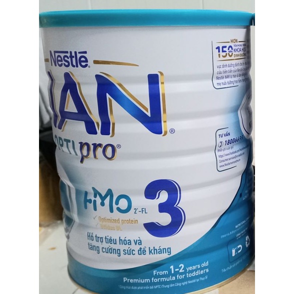 [DATE 2023] Sữa Bột Nestle NAN OPTIPRO 3 HM-O Hộp 1.7kg