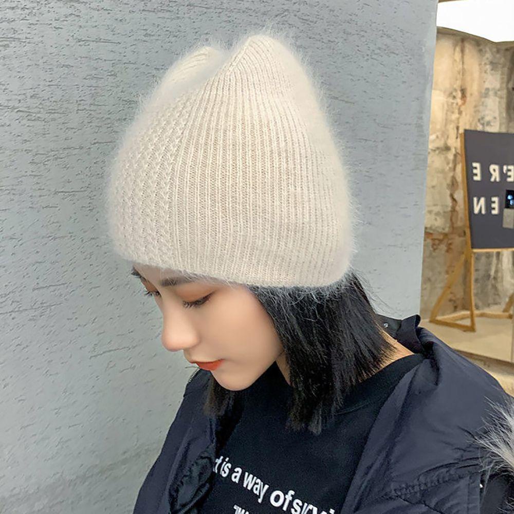 QQMALL Mũ beanie Tai Mèo Dễ Thương Cho Nữ