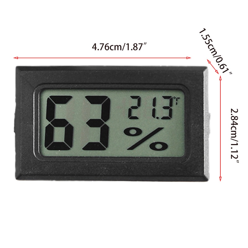 Máy Đo Nhiệt Độ / Độ Ẩm Không Dây Mini Màn Hình LCD