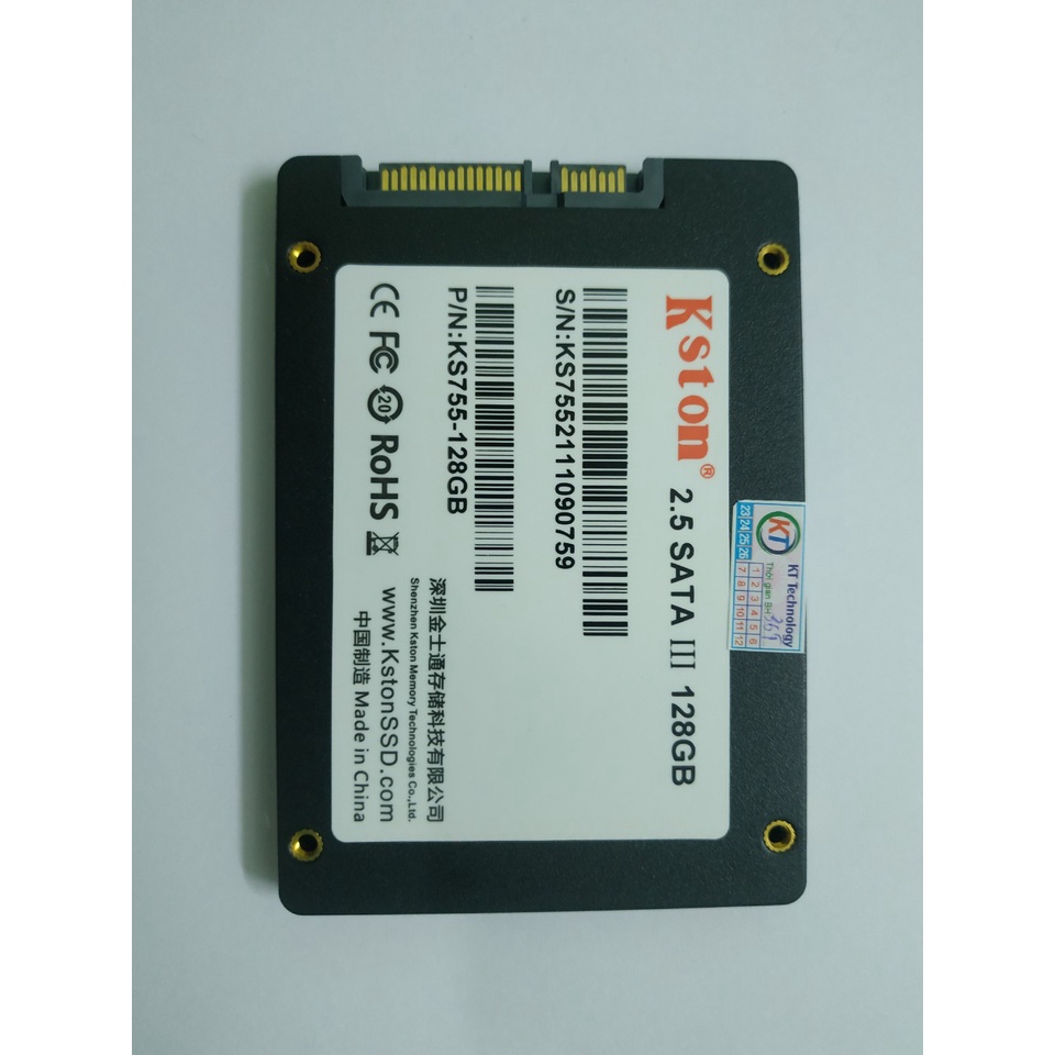 Ổ cứng SSD Kston 128GB mới 100%, bảo hành 36 tháng | BigBuy360 - bigbuy360.vn