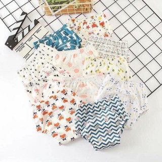[Freeship đơn từ 150K] Quần bỏ bỉm Nhật Bản 8 lớp I Love sz 80-90-100-110 cho bé 5-17 kg siêu đẹp, siêu mềm mịn !!!