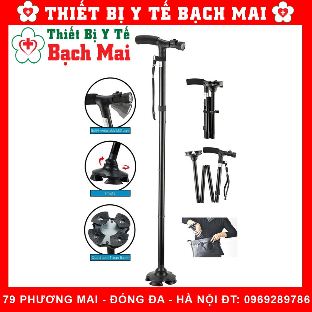 Gậy Chống Có Đèn pin Cho Người Già Magic Cane