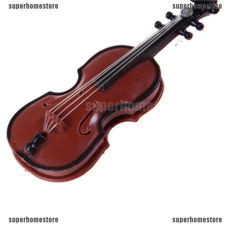 Đồ Chơi Đàn Violin Cho Búp Bê Tỉ Lệ 1: 12
