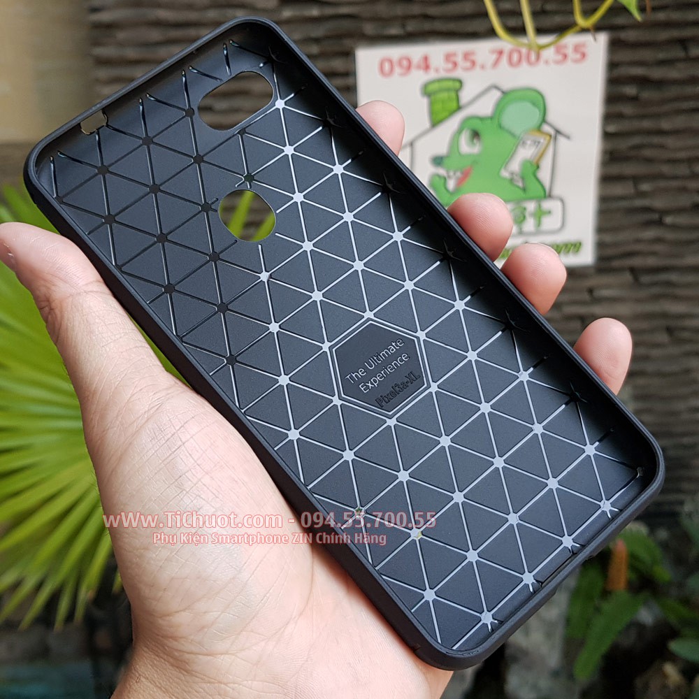 [Ảnh Thật] Ốp Lưng Google Pixel 3A Pixel 3A XL AutoFocus Vân 3D Carbon Chống Sốc