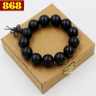 Chuỗi đeo tay gỗ mun 18 ly ( size lớn )