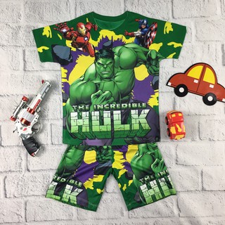 Quần áo trẻ em dành cho bé trai, siêu nhân HULK , Spiderman, Superman, Batman,bộ đồ siêu anh hùng, siêu nhân nhện 3D-007
