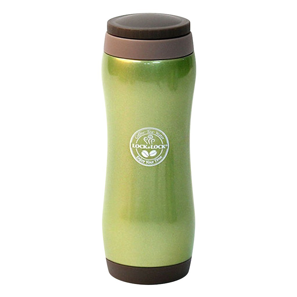 Bình giữ nhiệt Lock&amp;Lock Grip Tumbler (370ml) LHC801 kèm túi vải (Mẫu Ngẫu Nhiên)