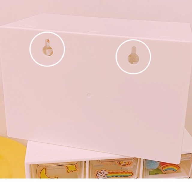 HỘP ĐỰNG 9 NGĂN ĐỂ VẬT DỤNG / DÙNG LÀM DECOR TRANG TRÍ