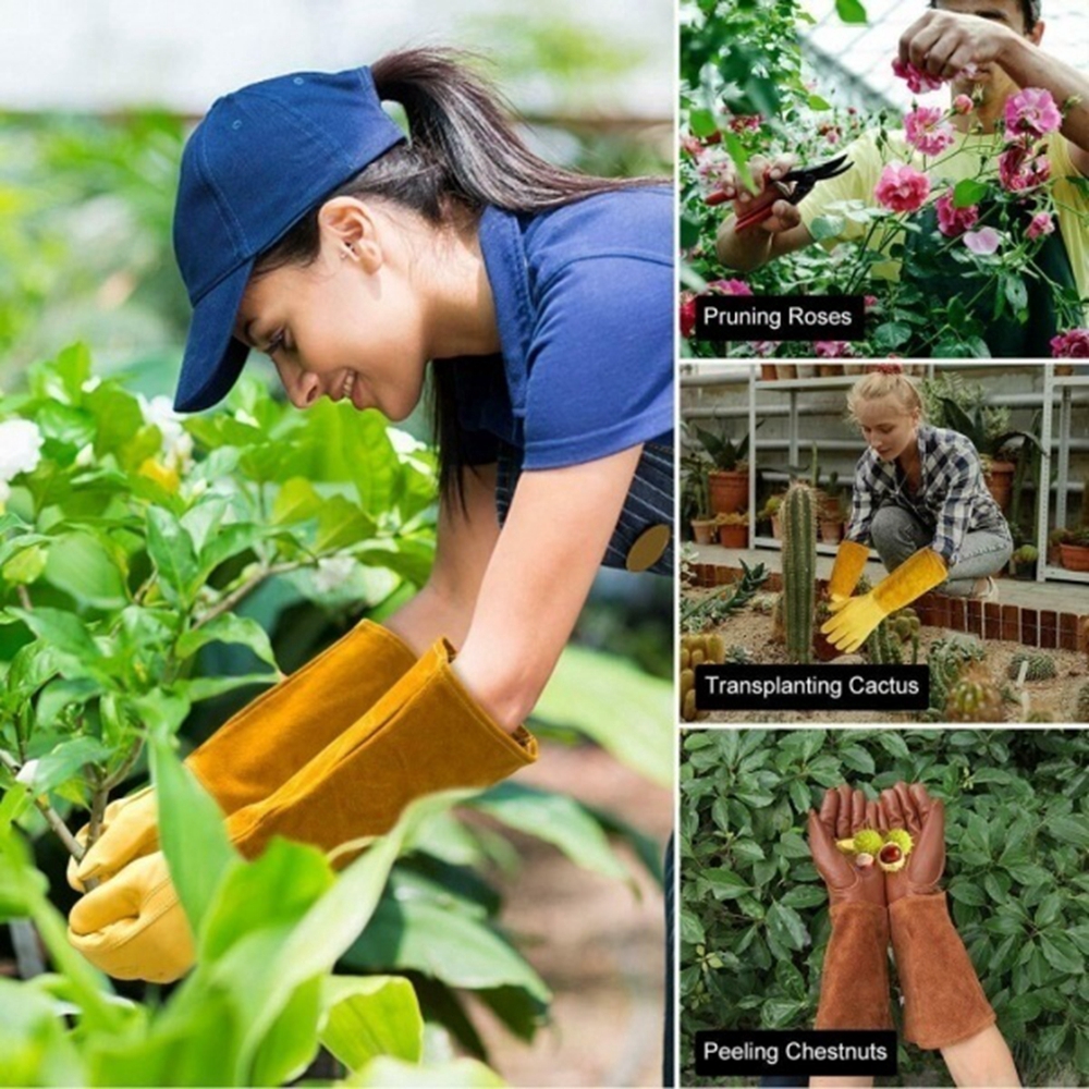 Đôi găng tay dài chống gai xương rồng/ hoa hồng độc đáo tiện dụng dành cho làm vườn