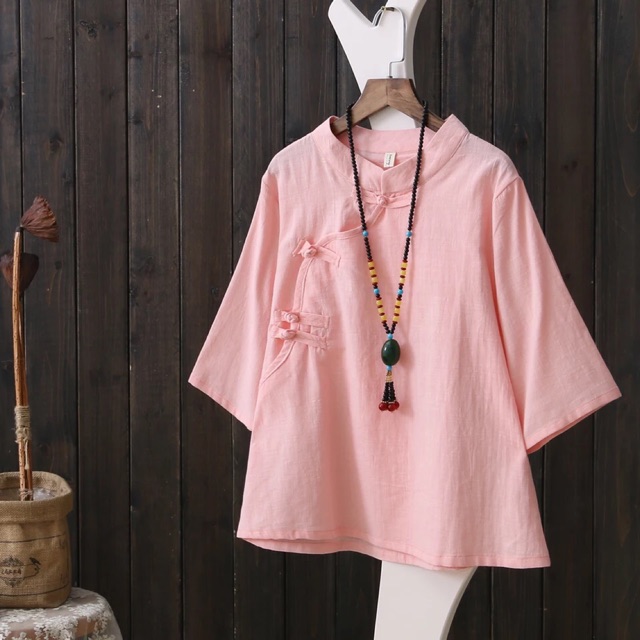Áo Cổ Tàu Phong Cách Trung Quốc (order)