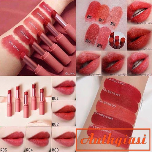 Son Thỏi Siêu Mịn Siêu Lì Black Rouge Rose Velvet Lipstick R01-R05 | BigBuy360 - bigbuy360.vn