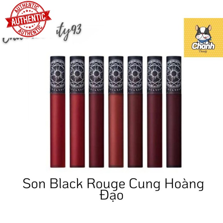 [Mã giảm giá] [Mã 66FMCGSALE hoàn 8% xu đơn 500K] Son Kem Lì Black Rouge Matt Rouge Cung Hoàng Đạo