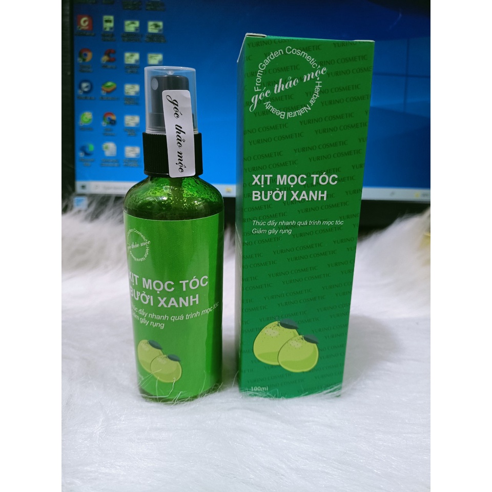 Xịt mọc tóc bưởi xanh