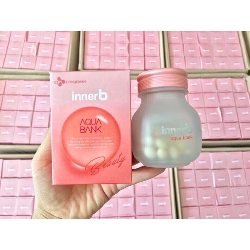 [Mẫu Mới] Viên Uống Cấp Nước Innerb Aqua Bank [Hàng Chính Hãng]