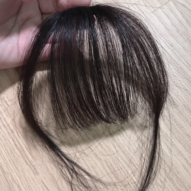 Mái thưa tóc thật móc tay