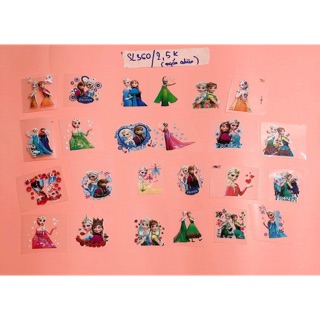 Sticker ủi,patch ủi,hình ủi elsa nhỏ (mẫu ngẫu nhiên) phụ kiện may mặc trang trí quần áo, handmade,DIY