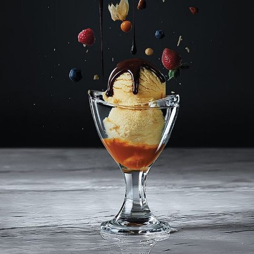 Một Chiếc Ly đựng kem tươi thủy tinh thái lan Ocean Delight Sundae Cup đẹp cao cấp giá rẻ chính hãng 160-165-223ml