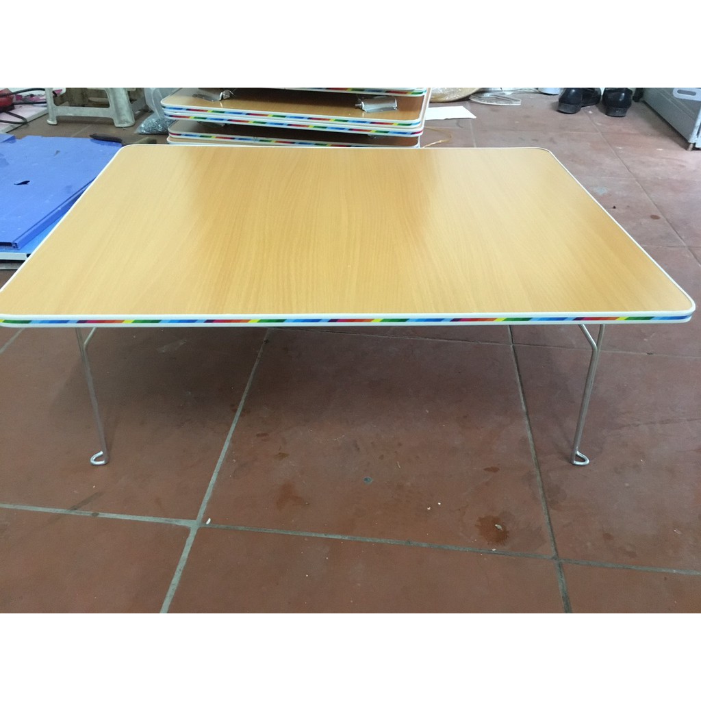 [ rẻ vô địch] Bàn gấp học sinh sinh viên kích thước 50x70 cm giá rẻ tặng kèm móng cao su chống trơn trượt