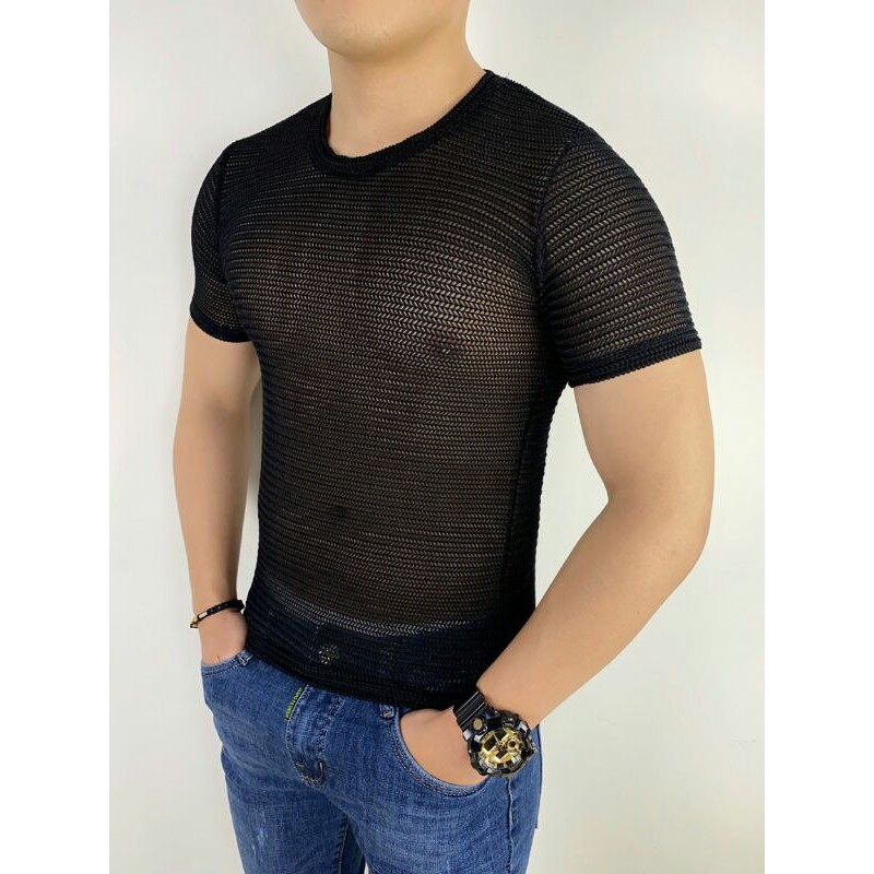 Áo thun nam lưới